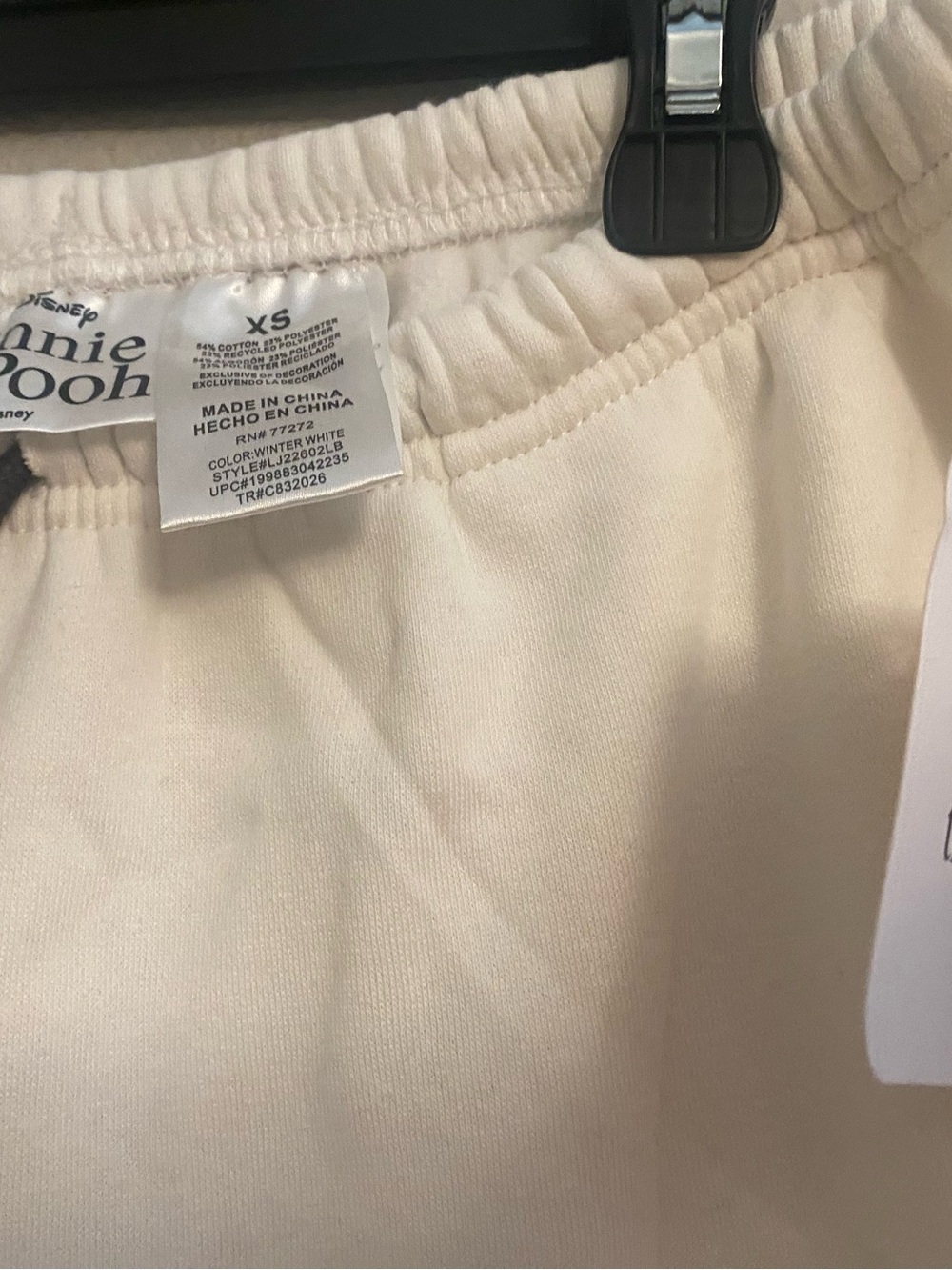 Disney White Winnie the Pooh Graphic Joggers - Multiple sizes XXS/L/XL - Picture 4 of 4